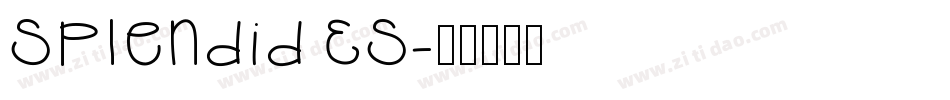 Splendid ES字体转换